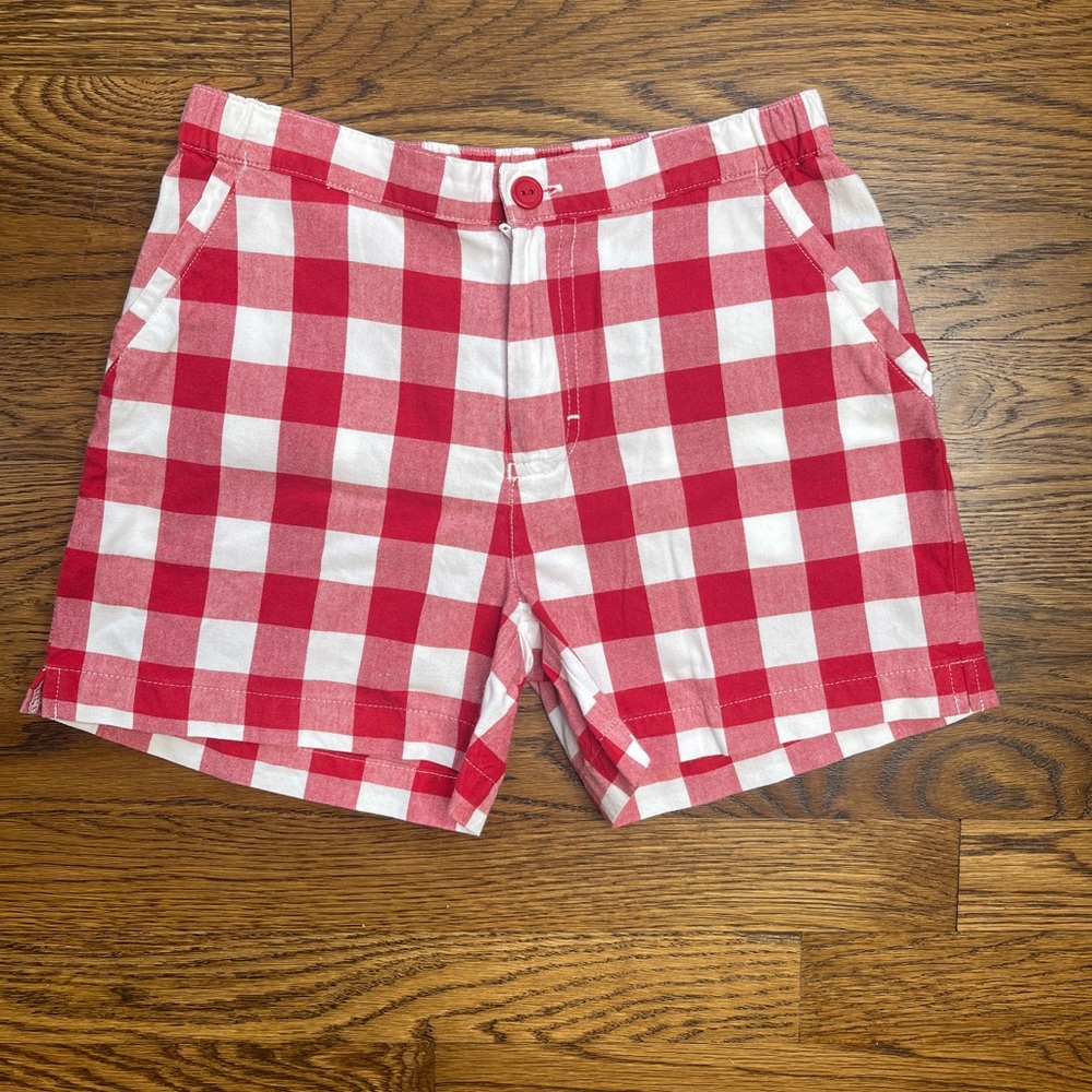 Kelly's Kids Red Plaid Shorts